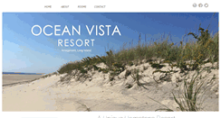 Desktop Screenshot of oceanvistaresort.com