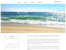 Tablet Screenshot of oceanvistaresort.com